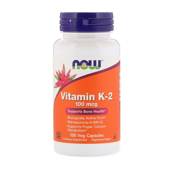 NowFoods Vitamin K-2 100 mcg 100 caps